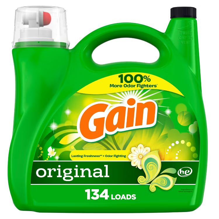 Gain Laundry Detergent Original HE Liquid Laundry Soap