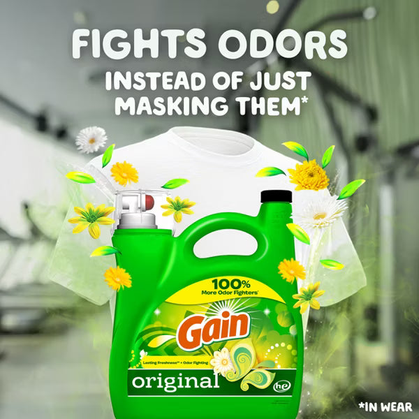 Gain Laundry Detergent Original HE Liquid Laundry Soap