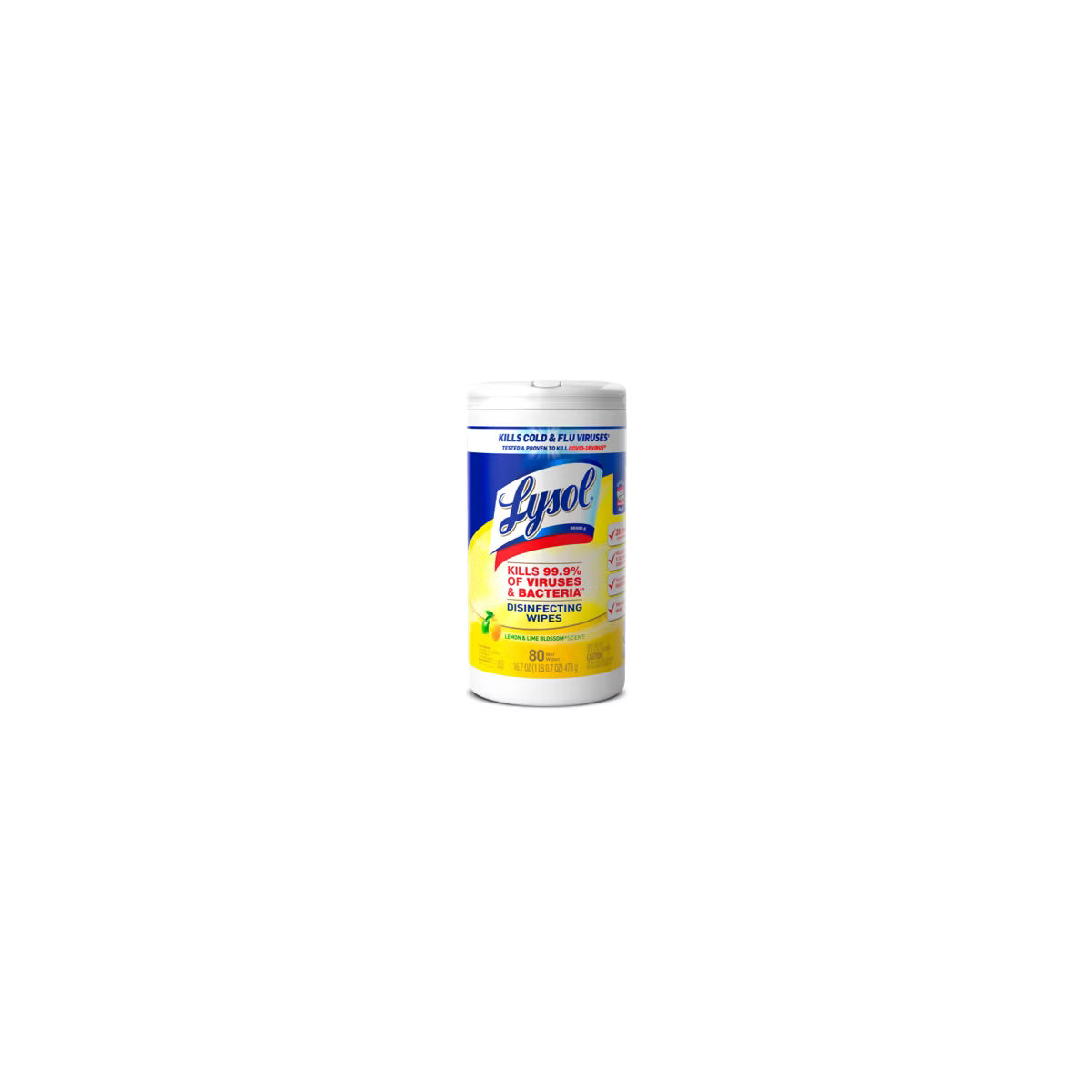 Lysol Lemon and Lime Blossom Disinfecting Wipes- 80ct